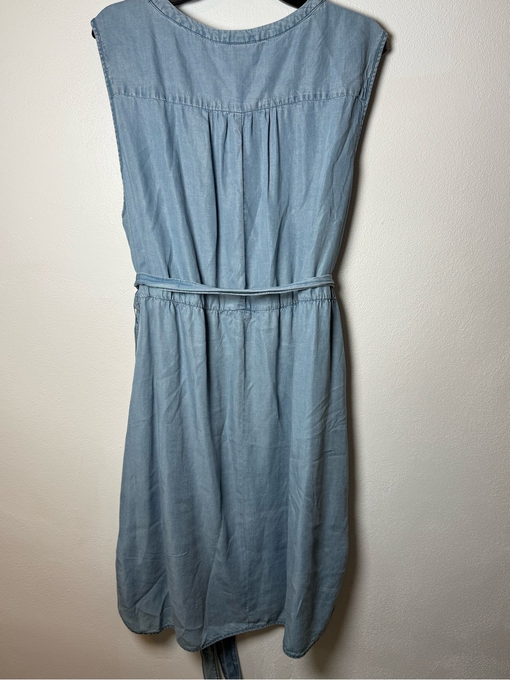 Ava & Viv Light Blue Chambray Mini Dress - Picture 3 of 5